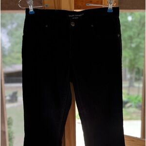 Vintage black straight leg, Ralph Lauren corduroy 100%cotton, size 4. Like new